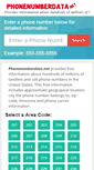 Mobile Screenshot of phonenumberdata.net